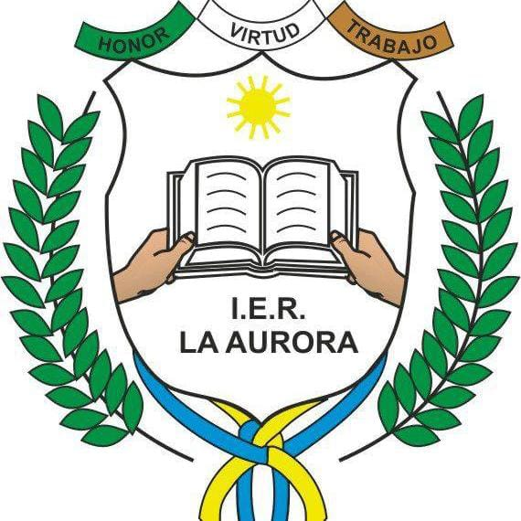 Escudo del colegio IER La Aurora